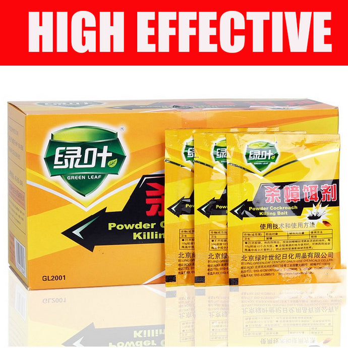 2017 New High Effectiv5pcs New 5 bags Very medicine very clear cockroach killer powder HH16225A