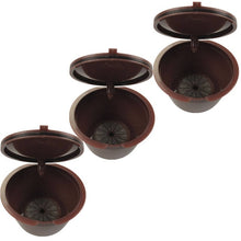 Load image into Gallery viewer, 3pcs/pack use 150times Dolce Gusto Coffee Capsule Plastic Capsule Refillable Reusable Compatible with Nescafe Dolce Gusto refill